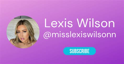 OnlyFans @misslexiswilsonn